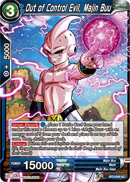 Out of Control Evil, Majin Buu - BT3-048 - Uncommon available at 401 Games Canada