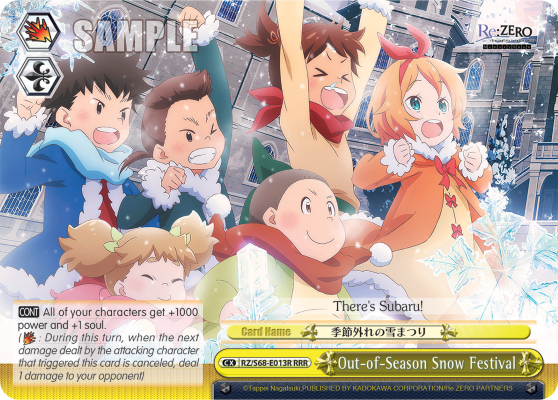 Out-of-Season Snow Festival (RRR) - RZ/S68-E013R - Triple Rare available at 401 Games Canada