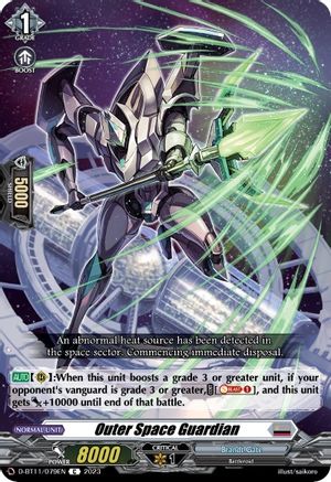 Outer Space Guardian - D-BT11/079EN - Common available at 401 Games Canada