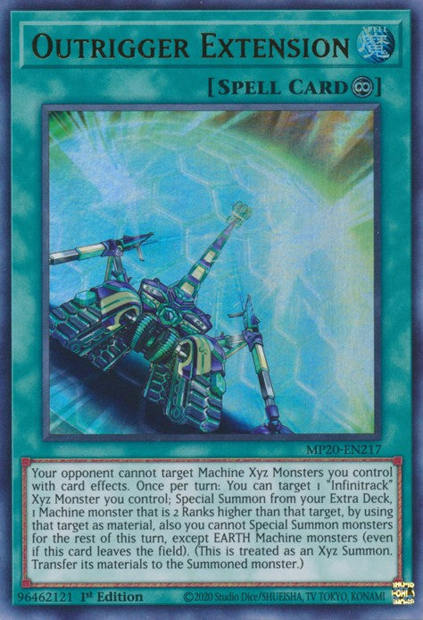 Outrigger Extension - MP20-EN217 - Ultra Rare - 1st Edition available at 401 Games Canada