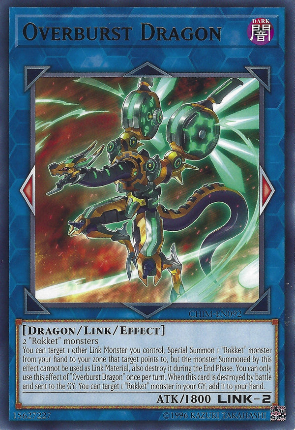 Overburst Dragon - CHIM-EN092 - Rare - Unlimited available at 401 Games Canada