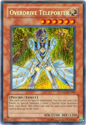 Overdrive Teleporter - CSOC-EN083 - Secret Rare - Unlimited available at 401 Games Canada