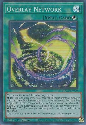 Overlay Network - MAZE-EN020 - Super Rare - 1st Edition available at 401 Games Canada