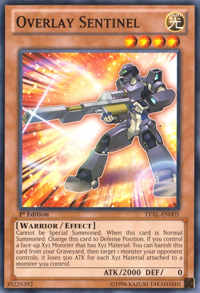 Overlay Sentinel - LVAL-EN005 - Common - 1st Edition available at 401 Games Canada