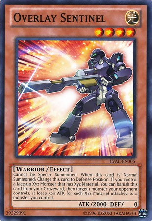 Overlay Sentinel - LVAL-EN005 - Common - Unlimited available at 401 Games Canada