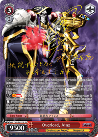 Overlord, Ainz - OVL/S62-E053SP - Special Rare (Gold Signature) available at 401 Games Canada