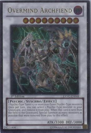 Overmind Archfiend - EXVC-EN044 - Ultimate Rare - 1st Edition available at 401 Games Canada