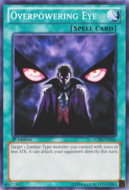 Overpowering Eye - LCJW-EN216 - Common - 1st Edition available at 401 Games Canada