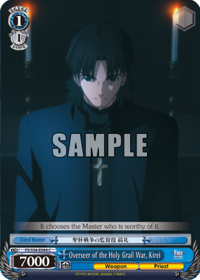 Overseer of the Holy Grail War, Kirei - FS/S34-E094 - Common available at 401 Games Canada