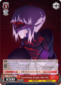 Overwhelming Strength, Saber Alter - FS/S64-E064 - Rare available at 401 Games Canada