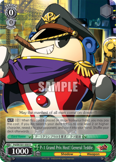 P-1 Grand Prix Host! General Teddie - P4/EN-S01-030 - Uncommon available at 401 Games Canada