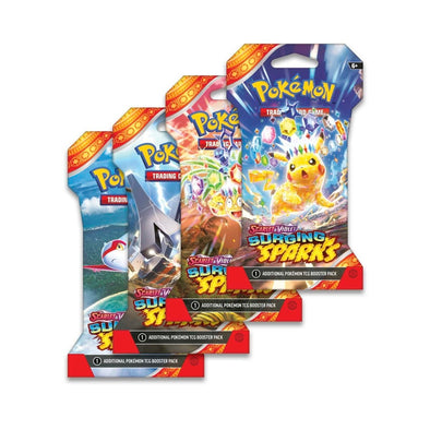 Pokemon - Scarlet and Violet - Surging Sparks - Sleeved Booster Pack  - 24 Pack Bundle