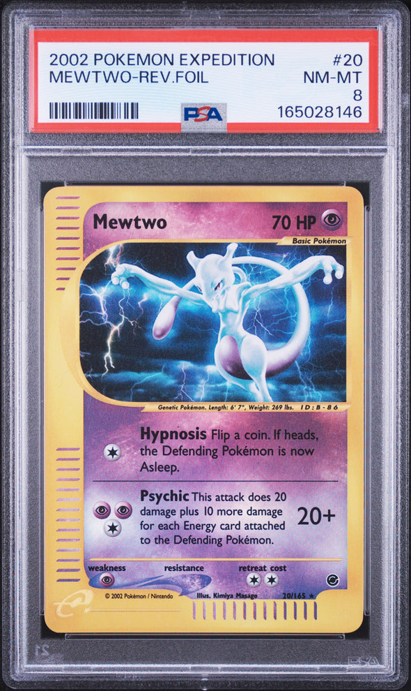 MEWTWO-REV.FOIL (20) - POKEMON EXPEDITION - NM-MT 8