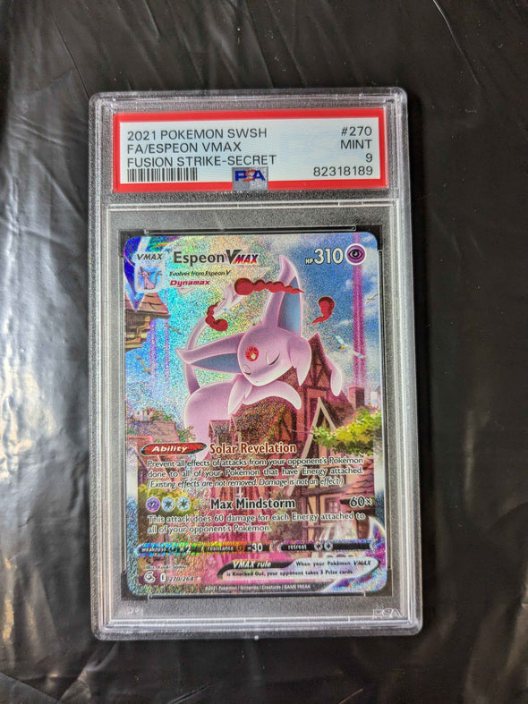 Espeon VMAX - Fusion Strike - PSA Graded 9 Mint