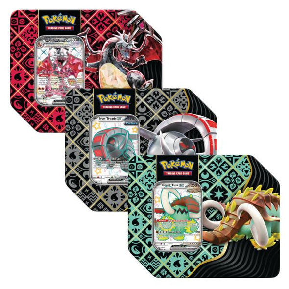 Pokemon - Scarlet & Violet - Paldean Fates - Tin - Bundle of 3