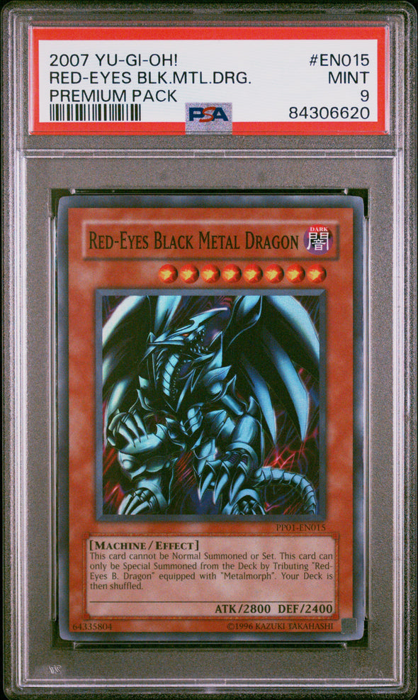 Red-Eyes Black Metal Dragon - PP01-EN015 - Super Rare (PSA 9)