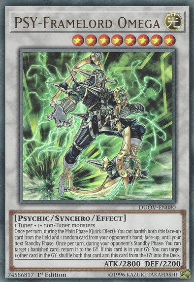 PSY-Framelord Omega - DUOV-EN080 - Ultra Rare - 1st Edition available at 401 Games Canada