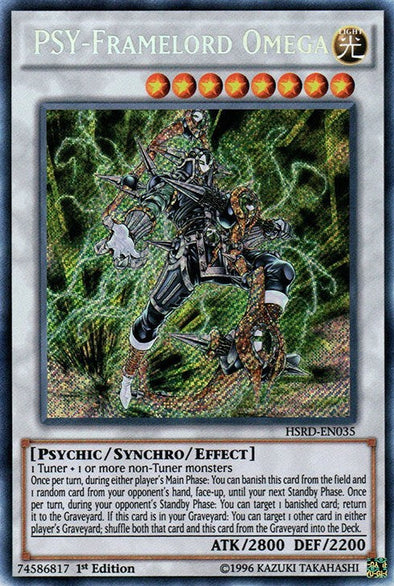 PSY-Framelord Omega - HSRD-EN035 - Secret Rare - 1st Edition available at 401 Games Canada