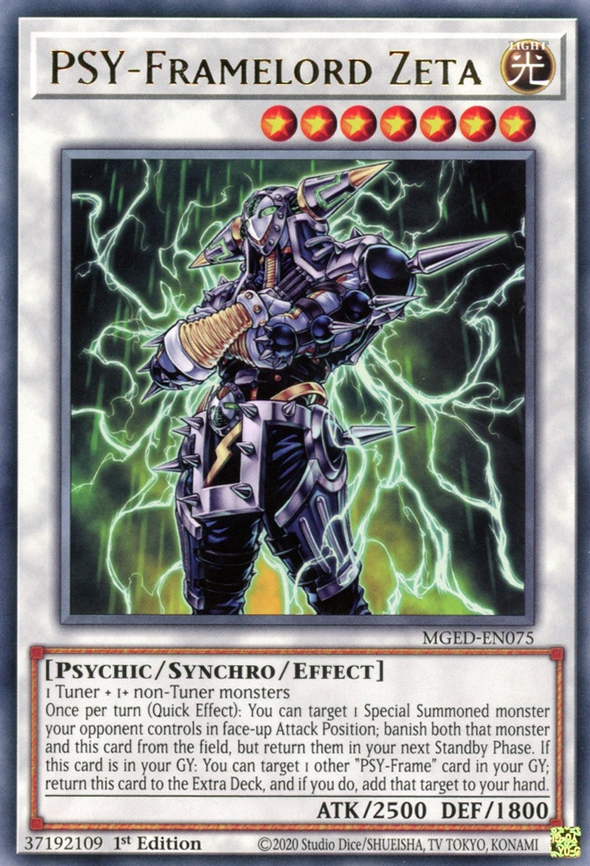 PSY-Framelord Zeta - MGED-EN075 - Rare - 1st Edition available at 401 Games Canada