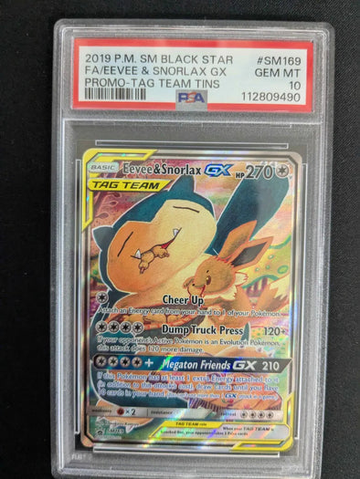 401 Games Canada - Eevee & Snorlax GX - Promo - Full Art - GEM MT