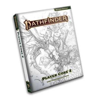 Pathfinder 2nd Edition - Remastered Player Core 2 - Sketch Cover (HC) (Pre-Order)