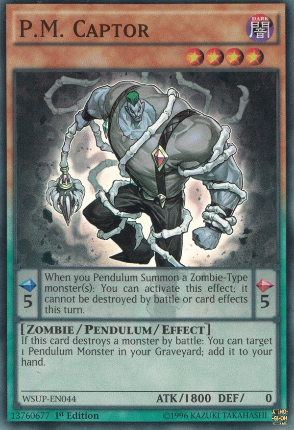 P.M. Captor - WSUP-EN044 - Super Rare - 1st Edition available at 401 Games Canada