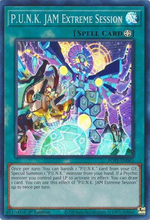 P.U.N.K. JAM Extreme Session - POTE-EN065 - Super Rare - 1st Edition available at 401 Games Canada