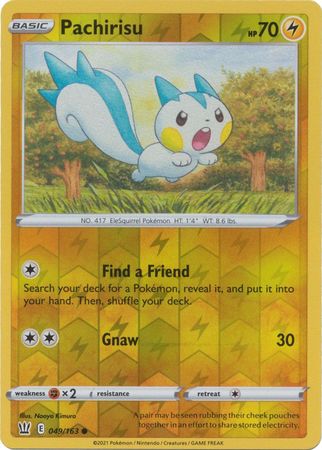 Pachirisu - 049/163 - Common - Reverse Holo available at 401 Games Canada