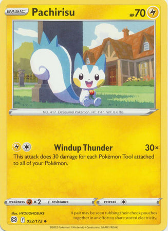 Pachirisu - 052/172 - Uncommon available at 401 Games Canada