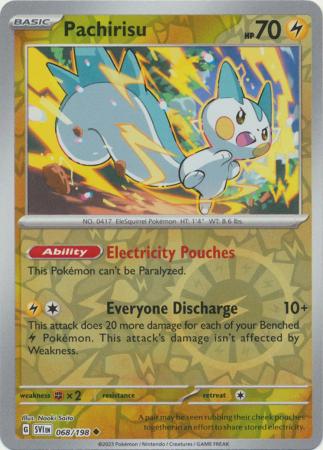 Pachirisu - 068/198 - Uncommon - Reverse Holo available at 401 Games Canada