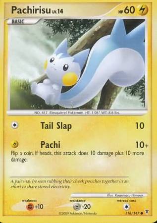 Pachirisu - 118/147 - Common available at 401 Games Canada