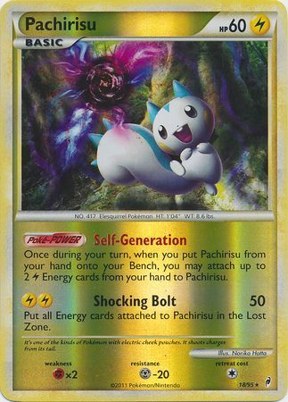 Pachirisu - 18/95 - Holo Rare - Reverse Holo available at 401 Games Canada