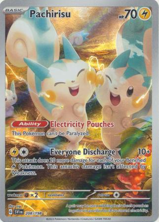 Pachirisu - 208/198 - Illustration Rare available at 401 Games Canada