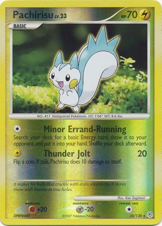 Pachirisu - 35/130 - Rare - Reverse Holo available at 401 Games Canada