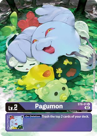 Pagumon (Alternate Art) - ST6-01 - Uncommon available at 401 Games Canada
