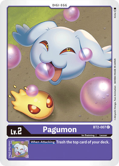 Pagumon - BT2-007 - Common available at 401 Games Canada