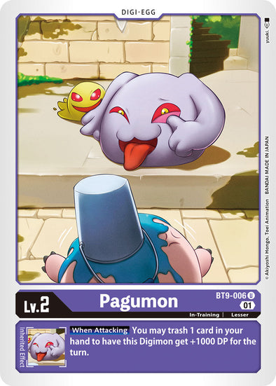 Pagumon - BT9-006 - Uncommon available at 401 Games Canada