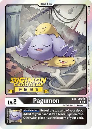 Pagumon (Digimon Card Game Fest 2022) - BT6-005 - Uncommon available at 401 Games Canada