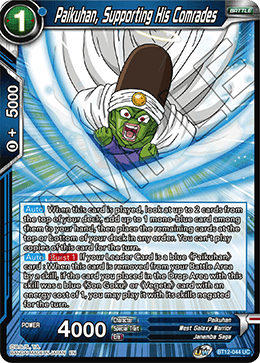 Paikuhan, Supporting His Comrades - BT12-044 - Uncommon available at 401 Games Canada