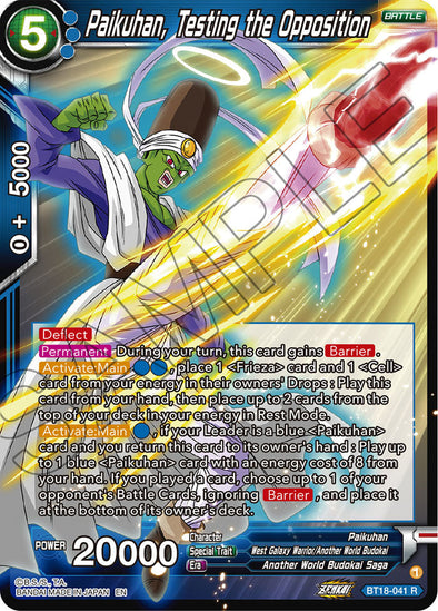 Paikuhan, Testing the Opposition - BT18-041 - Rare available at 401 Games Canada