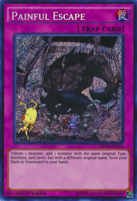 Painful Escape - MP16-EN162 - Secret Rare - 1st Edition available at 401 Games Canada