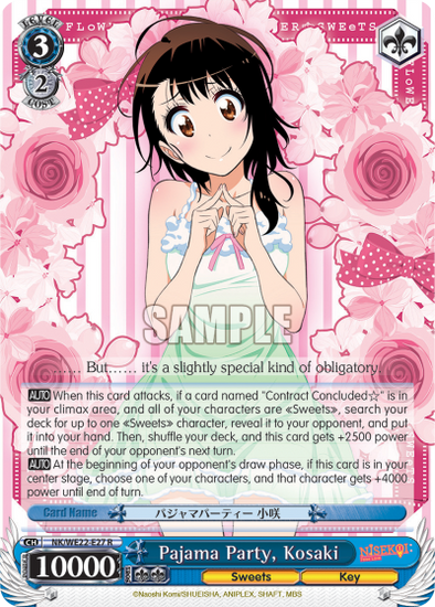 Pajama Party, Kosaki - NK-WE22-E27 - Rare available at 401 Games Canada