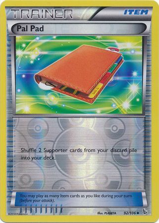 Pal Pad - 92/106 - Uncommon - Reverse Holo available at 401 Games Canada