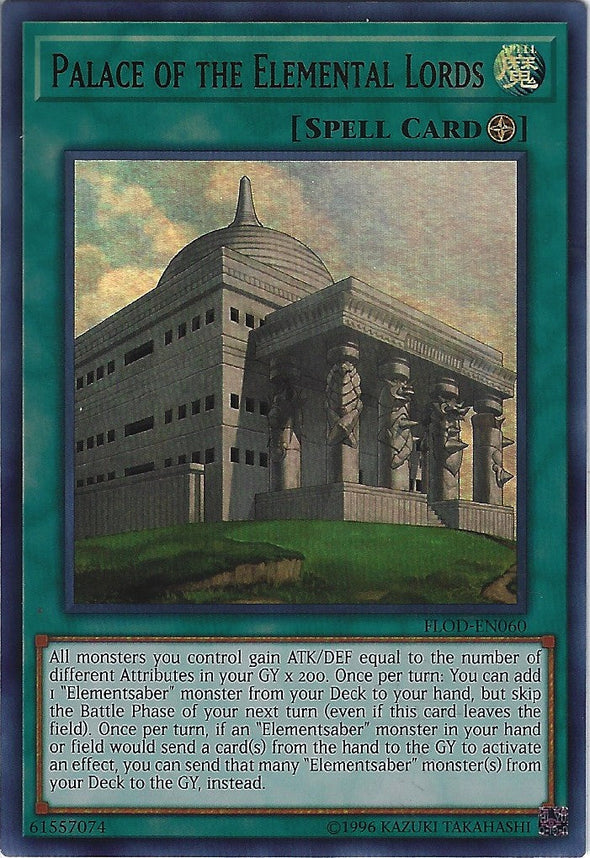 Palace of the Elemental Lords - FLOD-EN060 - Ultra Rare - Unlimited available at 401 Games Canada