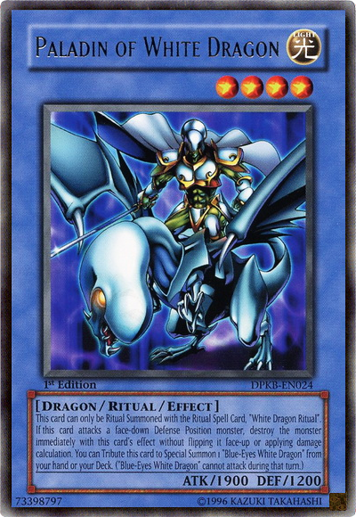 Paladin of White Dragon - DPKB-EN024 - Rare - 1st Edition available at 401 Games Canada