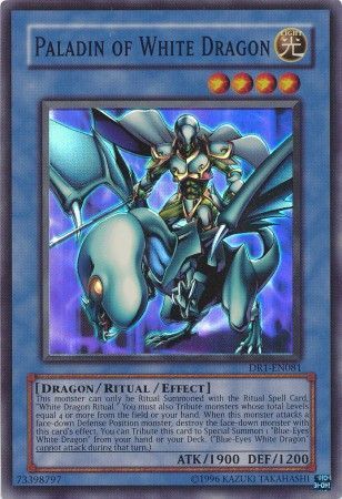 Paladin of White Dragon - DR1-EN081 - Super Rare available at 401 Games Canada