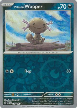 Paldean Wooper - 127/197 - Common - Reverse Holo available at 401 Games Canada