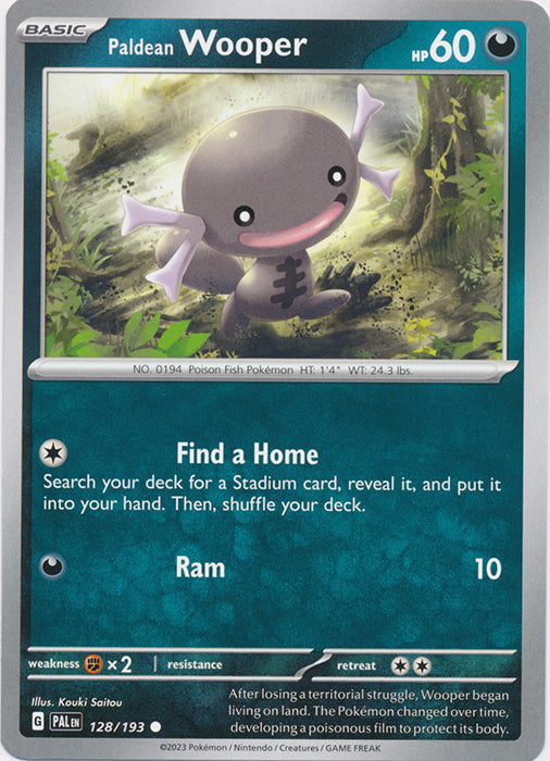 Paldean Wooper - 128/193 - Common available at 401 Games Canada