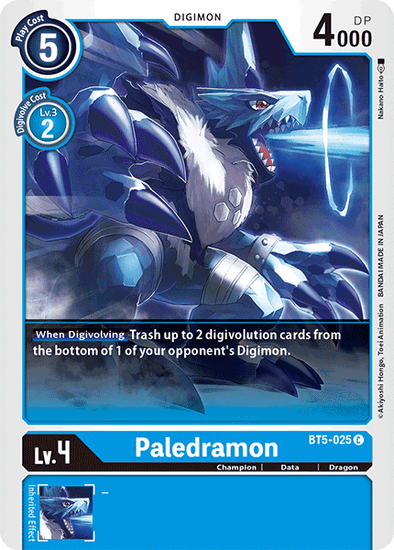 Paledramon - BT5-025 - Common available at 401 Games Canada