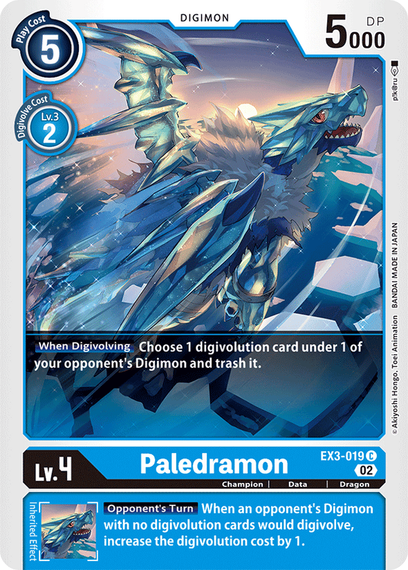 Paledramon - EX3-019 - Common available at 401 Games Canada